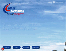 Tablet Screenshot of main-ausdauershop.de